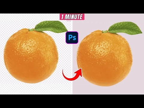 How to remove fake PNG background in photoshop 2025