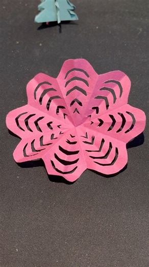 Paper Cutout DIY | Simple Handmade Decorations #shorts #papercrafts