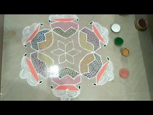 Easy Pongal Pot Kolam with dots | Sankranthi Bhogi Kundala Muggulu |Festival Rangoli|Festival Kolam