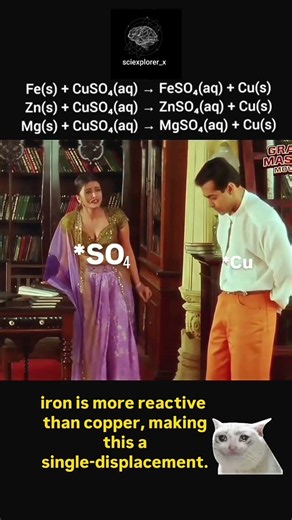 reactivity series #reels #science #physics #viral #universe #interstellar #facts #shortsfeed #space