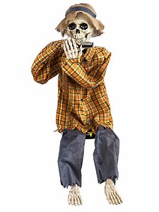 Harmonica Playing Skeleton - Animated Prop