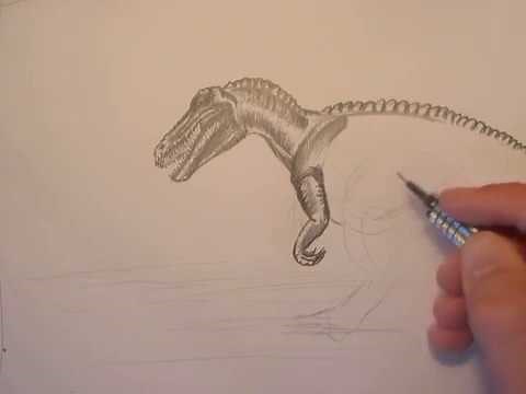 How to Draw Baryonyx || Jurassic World: Fallen Kingdom - Danny the Dinosaur Drawer