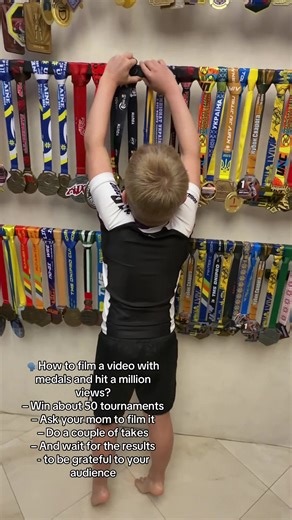 Cómo filmar un video con medallas y conseguir un millón de vistas