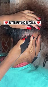 6.6M views · 83K reactions | Butterfly Loc Tutorial ❤️ #FacebookReelsContest | Veronica Christon | Facebook