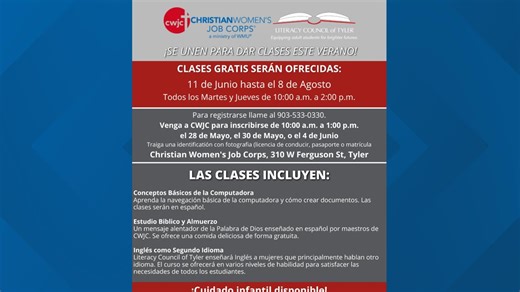 Literacy Council of Tyler to offer free English classes, computer training in Spanish