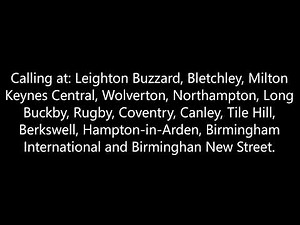 London Euston Announcements 29/08/24