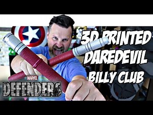 3D Printed Daredevil Billy Clubs | Netflix | The Defenders | Cosplay