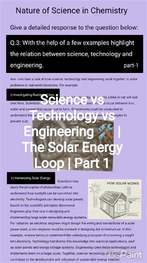 Science vs Technology vs Engineering 🛠️ | The Solar Energy Loop | Part 1