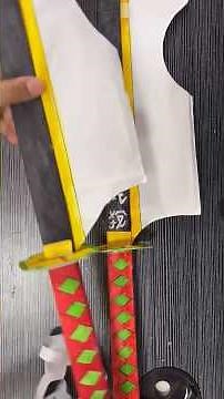 Tengen Uzui’s sword with paper | Dual sword | Paper sword | Demon slayer |#papercraft#anime#tengen