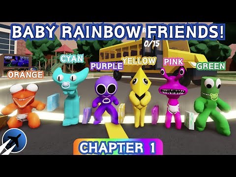 Rainbow Friends CH 1 with the BABY RAINBOW FRIENDS! (Chapter 1)