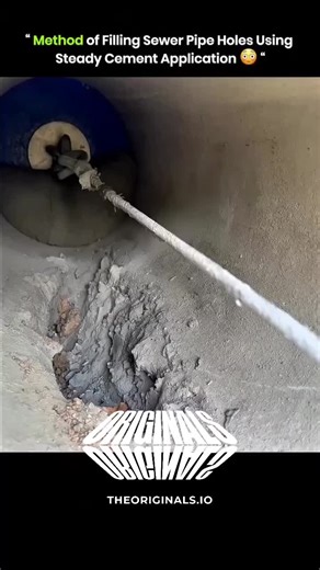 ANYTHING EXPLAINED on Instagram: "Method of filling sewer pipe holes using steady cement application — explained • This technique uses controlled cement grouting to seal pipe damage. • The cement slurry is pumped at a steady rate to avoid pressure spikes. • Proper flow ensures the material fills voids without cracking the pipe. • Grout spreads due to fluid pressure and gravity. • Once set, it restores structural strength and prevents leakage. • This method reduces the need for full pipe replacem