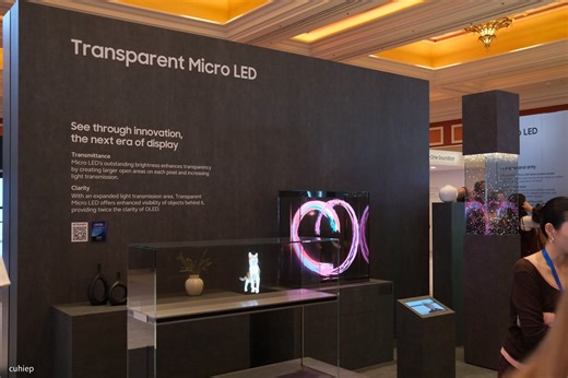#CES26 - Màn hình Micro LED trong suốt của Samsung: Micro LED lớn , sáng và trong suốt. | Tinhte.vn