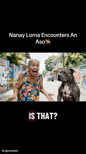 Nanay Lorna Encounters An Aso🐕