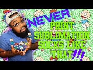NEVER Print Sublimation Socks Like That! (LIVE)