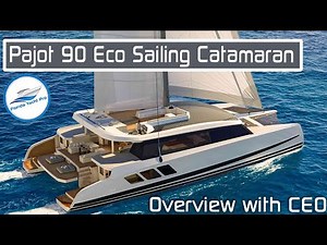 Pajot 90 Eco Sailing Catamaran Overview with CEO of Pajot Yachts - Build Slots Available at $8.5M