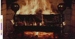 Yule Logs Burning on an Open Fire...