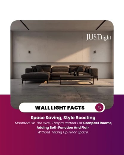 Wall lights aren’t just practical, they’re beautifully smart. Perfect for compact rooms, they save space while adding a warm, designer glow that elevates every corner. ✨ Discover how the right lighting can completely change the mood of your home. Visit JUSTlight Lighting today to explore our stunning wall light collection!🏠 📍 Kuching | 💡 Modern • Functional • Stylish For more information or inquiries: 📲 http://www.wasap.my/ 601111233931 📲 http://www.wasap.my/ 60168897394 📲 http://www.wasap