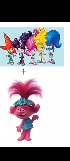 Poppy Art Transformation to 2005 Trollz Cartoon Style