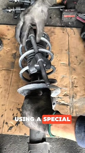 How to Repair a Coil Spring Compressor #mechanic #engineering