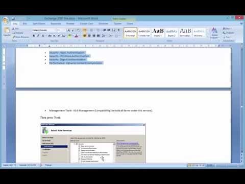 Installing Exchange 2007 on Windows Server 2008 R2