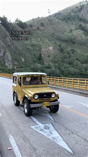 🚗 DAIHATSU F20 – Clásico 4x4 en excelente estado Se vende Daihatsu F20, vehículo clásico, fuerte y confiable, ideal para campo, fincas o amantes de los 4x4 antiguos. ✔️ Carrocería en muy buen estado ✔️ Pintura llamativa y bien conservada ✔️ Diseño clásico, cada vez más difícil de conseguir ✔️ Capota dura ✔️ Llantas en buen estado ✔️ Documentos al día Un vehículo sencillo, resistente y con mucho carácter. Perfecto para quien busca algo diferente y funcional. 📍 Listo para traspaso 📲 Más informa