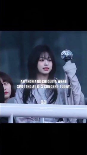 canny and ahy at BTS concert today 💜 #babymonster #chiquita #ahyeon #fypシ #fyp #fypviral #blowup