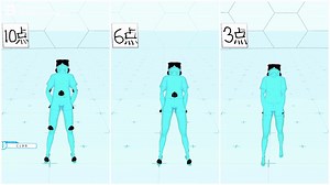 Virtual Cast使用Vive Tracker 3点・6点・10点跟踪效果比较