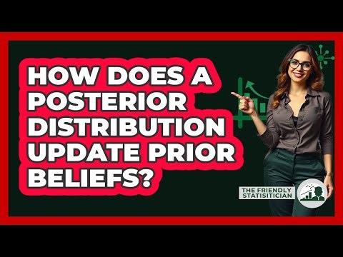 How Does A Posterior Distribution Update Prior Beliefs?