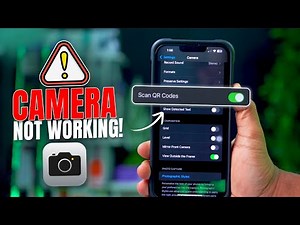How to Solve Camera Not Working or Not Recognizing QR Code on iPhone | fix QR code scanner