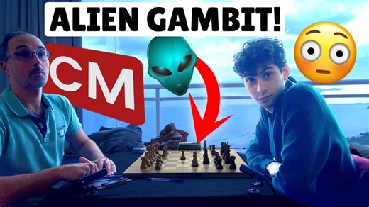 This chess master blitzed the alien gambit in a real tournament
