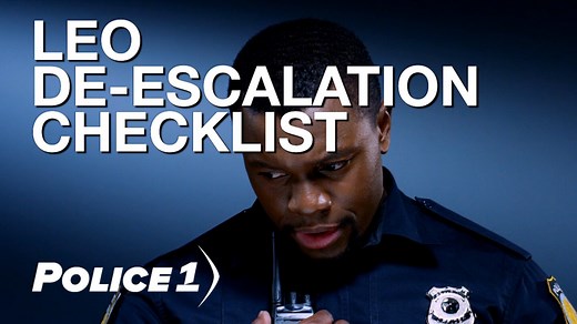 For safer scenes and greater support, practice de-escalation