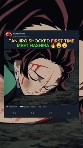 Tanjiro shocked first time meet hashira 😮😮 #demonslayer #tanjito #anime #kny #fyp #hashira