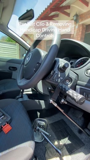 Renault Clio 3 Handicap Driving Hand Controls Removal