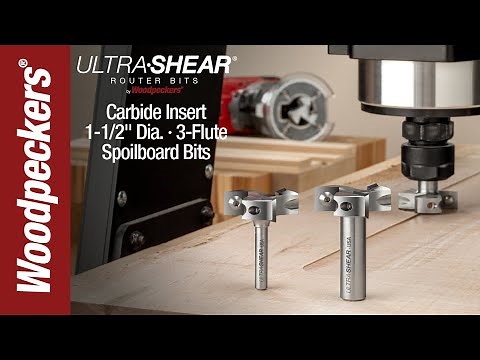 Ultra-Shear 1-1/2" Spoilboard Bits