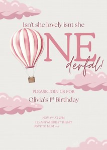 First Birthday Invitation - Etsy