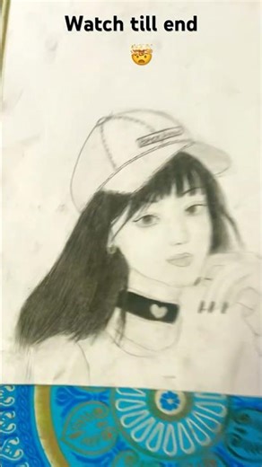 Wait… Is This a Photo or a Drawing? 🤯 | Realistic Girl Sketch (100% Hand Drawn)