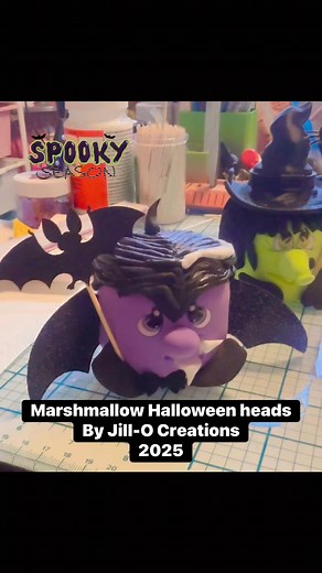 The marshmallow Halloween heads | Jill-O Creations
