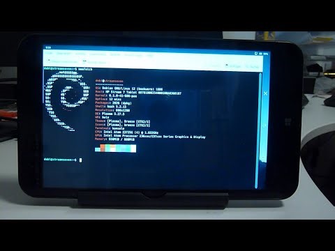 Test von Debian 12 (bookworm) 32-bit auf hp Stream 7 Tablet