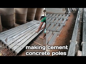 making cement concrete poles how to make cement concrete molds precast