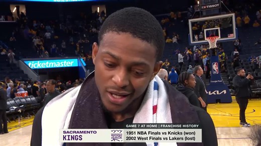 De'Aaron Fox: Kings didn't think season would end in Game 6