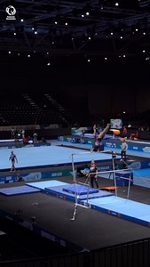 Settling down for a huge week at #Leipzig2025 👀 Here’s a flavour of how podium training for the women’s competition went! #Gymnastics | European Gymnastics