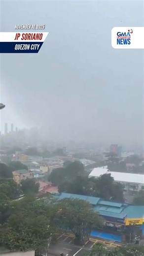 148K views · 757 reactions | LOOK: Thick clouds blanket most of Quezon City as light to occasionally heavy rain continues on Monday, Nov. 10. Metro Manila remains under Tropical Cyclone Wind Signal No. 1 due to Typhoon #UwanPH as of 11 AM, according to PAGASA. | via JP Soriano/GMA Integrated News | GMA News | Facebook
