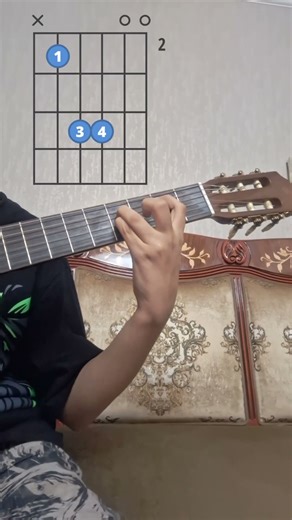 How to play the Bsus4 chord🎸🎵