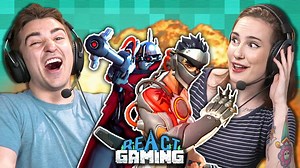 32K views · 62 reactions | Turn up the volume and watch reactors team up and play Overwatch: Retribution! | People Vs Food By React | Facebook
