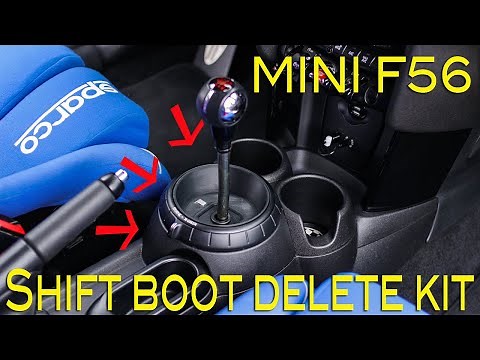 MINI F56 Shift boot delete Kit (Black Flag USA)