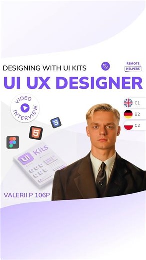 Design Interfaces Without Guesswork — Valerii P. | 106P UI/UX Designer