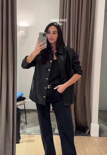 Anine Bing Try-On: Stylish Denim & Hoodies