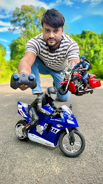 Remote control Self Balancing Rc Super Stunt Bike🏍️