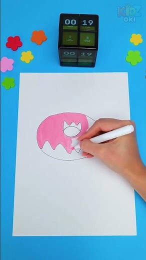 🎲 WOWCube Vs Art 🍩 Doughnut Challenge Madness! 🎨 #kids #fun