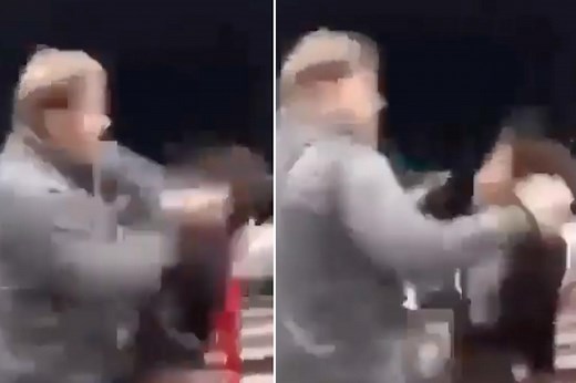 Burly man arrested for punching 11-year-old girl in the face